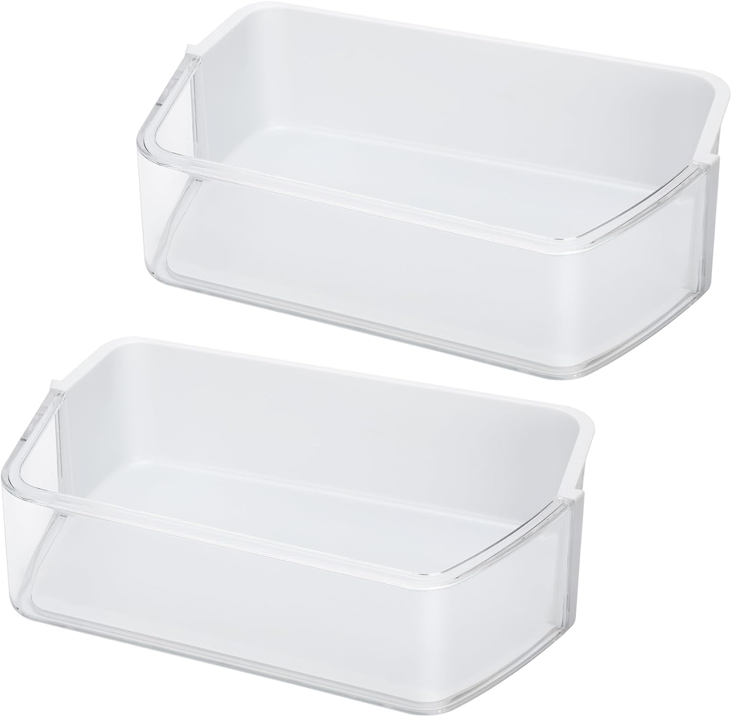 DA97-12650A Door Shelf Bin Basket for Samsung Refrigerator Door Shelf Right Side Replacement for Samsung RF260,RF261,RF263 Refrigerator Shelves Replaces DA63-07104A,2692337,AP5620330,PS4176653-2 PACK