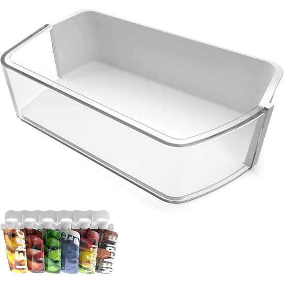 DA97-12650A Fridge Door Shelves Bin (Right Upper) Compatible with Sam-sung Refrigerator Door Shelf Replacement RF260 RF261 RF263 Fit for Sam-sung Refrigerator Parts DA63-06963 DA63-07104A