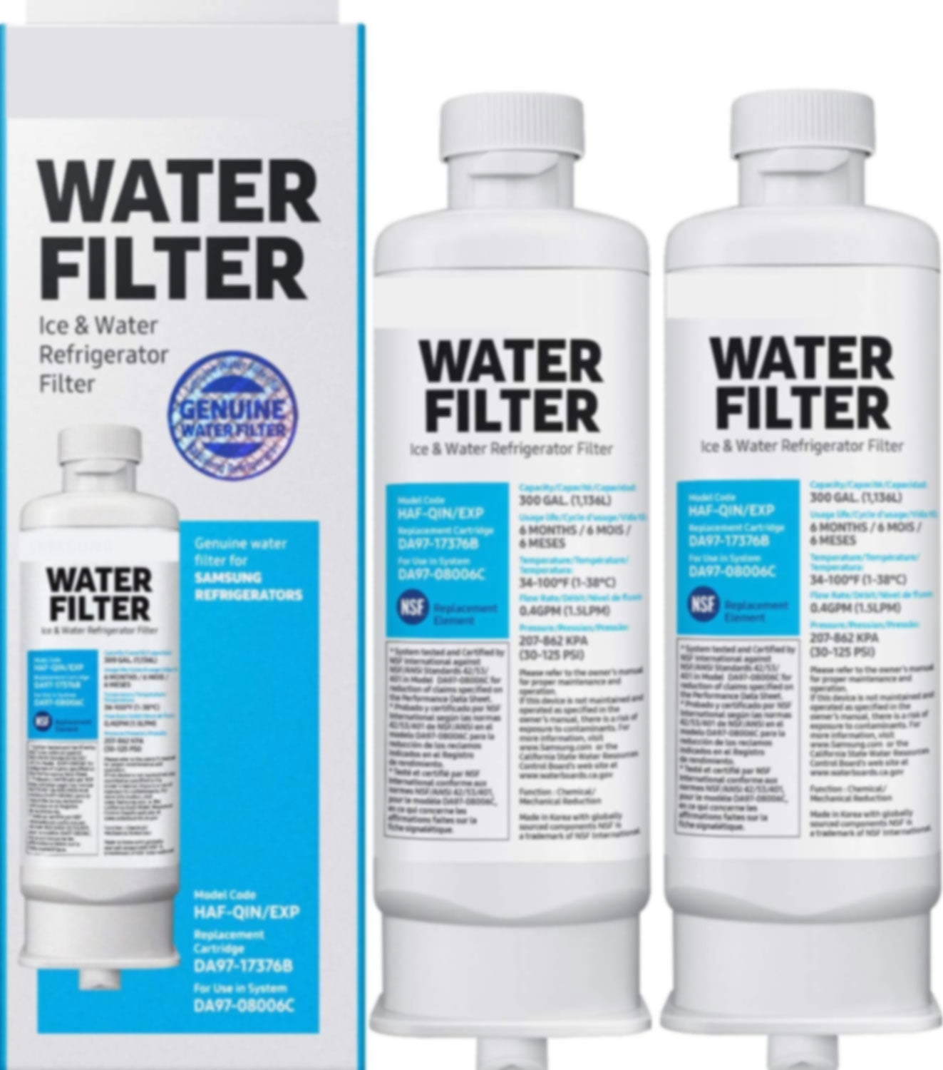 DA9717376B HAFQIN Refrigerator Water Filter DA9708006C refrigerator