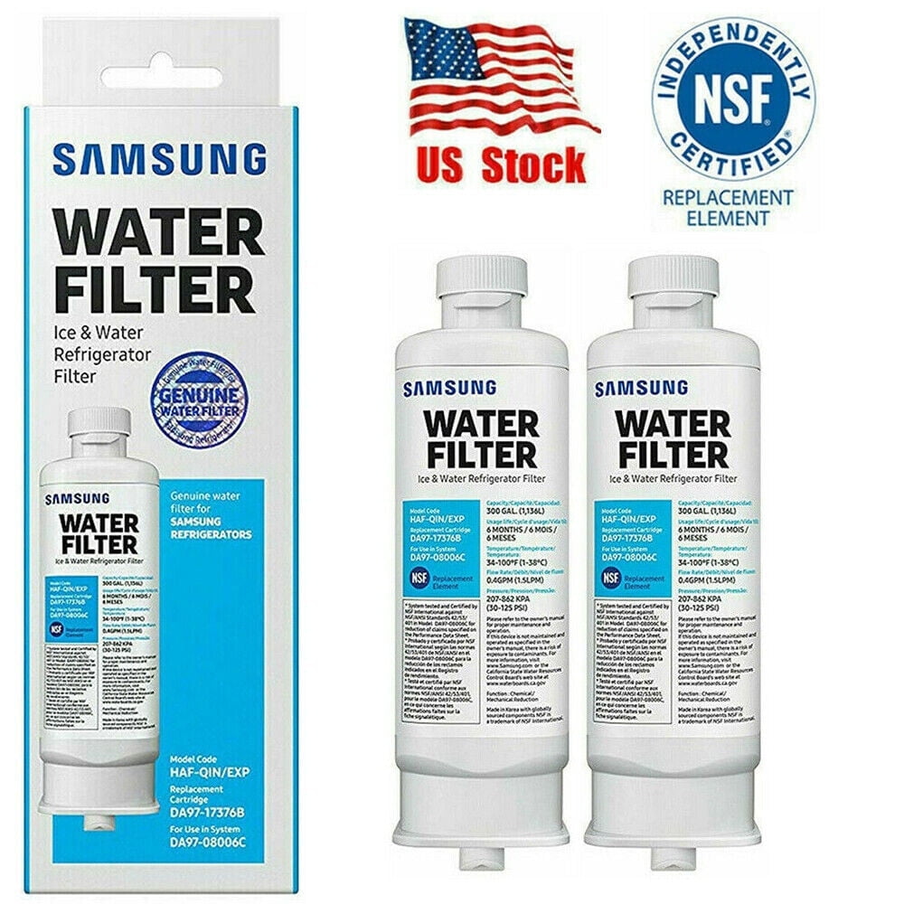 DA97----17376B Replacement for HAF----QIN Refrigerator Water Filter(2 Pack)