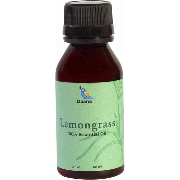 DAANA Lemongrass Essential Oil : Pure, Undiluted (2 fl Oz)