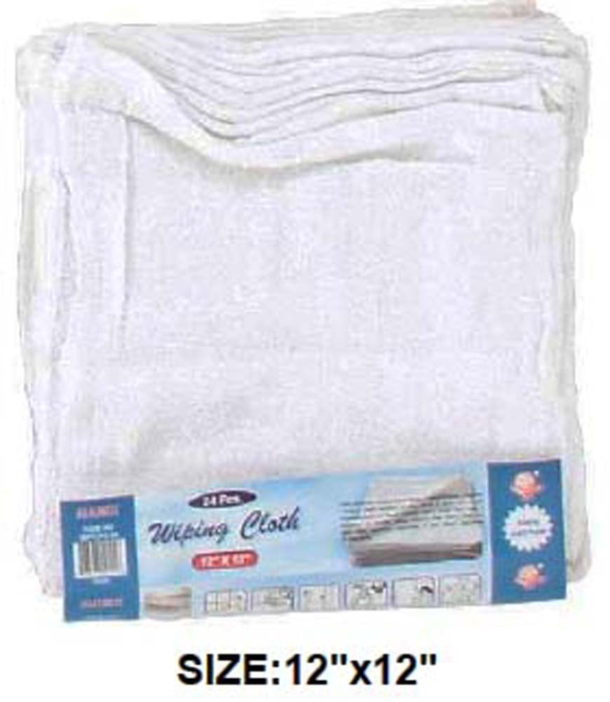 DAB 12-Piece Terry Wiping Cloth Set | 12