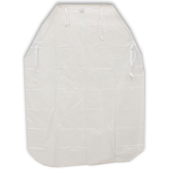 DAB 48" (122 cm) Waterproof 10 Mil PVC Clear Work Apron | Lightweight & Reusable | Customizable Length | Ideal for Industrial Uses  Keeps Your Clothes Cleaner and Dryer