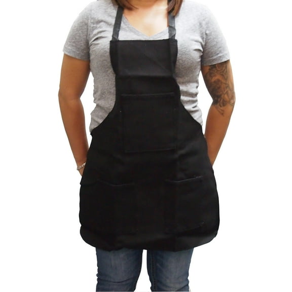 Canvas Apron Cooking Grilling BBQ Woodworking Accessory 19" x 24"