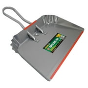 DAB Heavy-Duty Industrial Steel Dust Pan | 16 40.6 cm Wide | Ergonomic 8 20.3 cm Handle | Stylish & Functional Tool for Workspaces