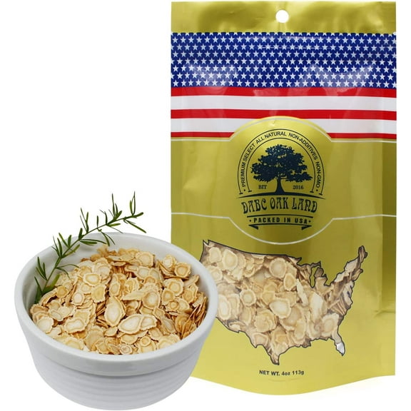 DABC OAK LAND DOL American Ginseng Slices from Wisconsin (Sliced Ginseng Root Wisconsin Grown!Most People Use It to Make Ginseng Tea! Good for Health! 花旗参/西洋参 -in Bag(Small 4oz/Bag)