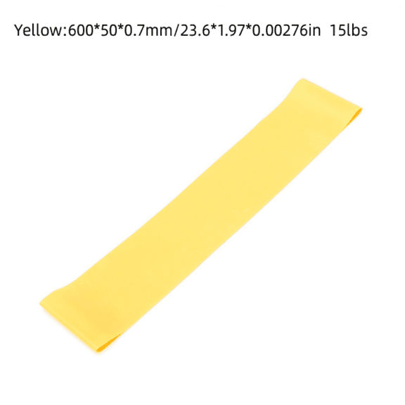 DABEI 1pc/5pcs TPE Yoga Elastic Belt Fitness Resistance Tension Stretch Band For Strength Training Home Workout, Yoga Pilates Accessories