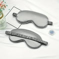 thumbnail image 1 of DABEI 1pc Double-sided Soft Smooth Eye Mask, Blackout Comfortable Blindfold, Suitable For Aviation Travel Rest, Nap, Yoga Meditation, 1 of 33