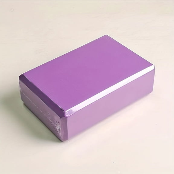 DABEI 1pc EVA Non-slip Solid Color Yoga Brick, High Density Waterproof Exercise Brick For Dance, Pilates