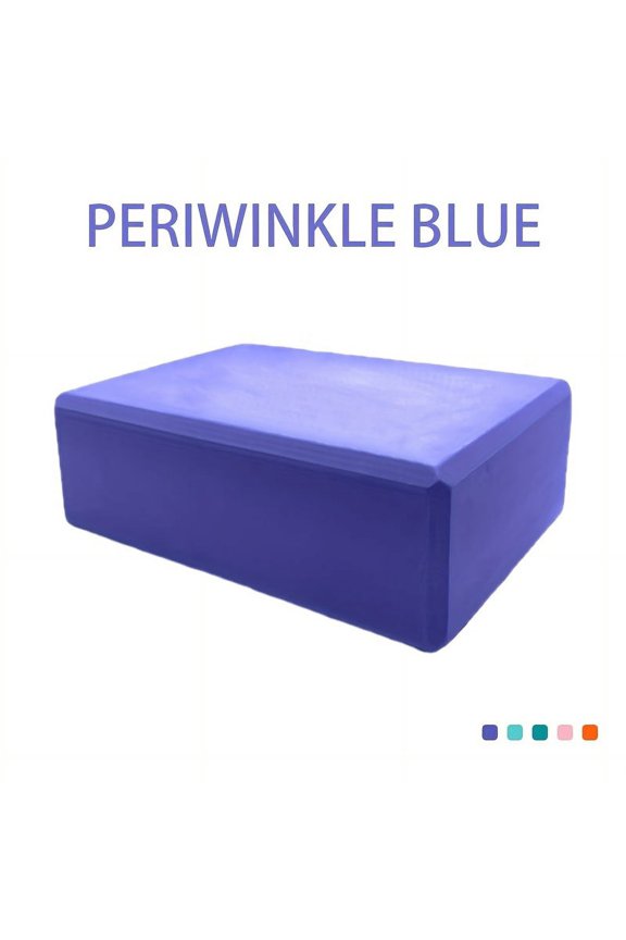 1pc EVA Solid Color Yoga Brick, High Density Fitness Brick, Suitable For Dance Pilates Training