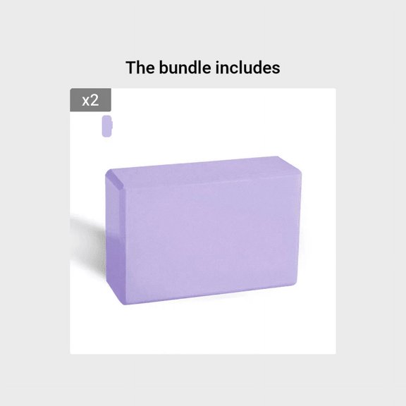 DABEI 1pc EVA Solid Color Yoga Brick, High Density Fitness Brick, Suitable For Dance Pilates Training