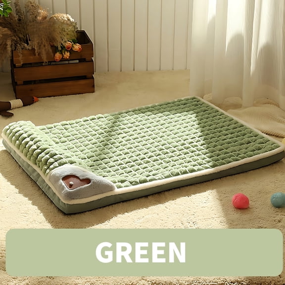 DABEI Cozy Pet Beds For Small, Medium & Large Dogs - Soft Plush With Neck Pillow & Non-Slip Bottom For Winter Sleeping
