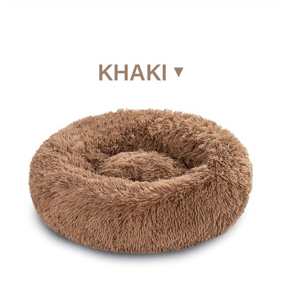 DABEI Long Plush Dog Bed For Autumn Winter Anti-anxiety Deep Sleepping Pet Bed Mat For Small Medium Large Dogs Dount Beds Mat For Cats