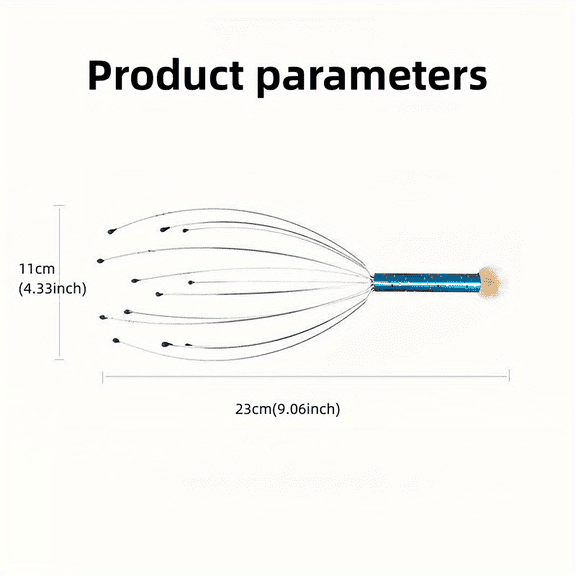 DABEI Octopus-shaped Head Massager For Scalp Massage, Yoga Scratching, Relaxation