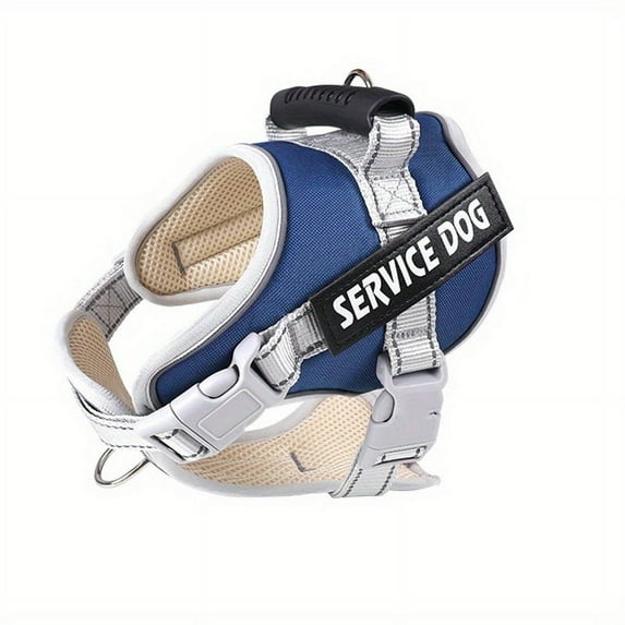 DABEI Reflective Dog Harness for Small and Medium Dogs - Adjustable Pet Vest for Safe Outdoor Walking