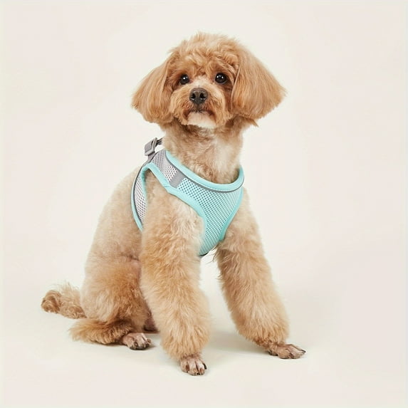 DABEI Reflective Mesh Pet Harness for Small and Medium Dogs - Comfortable and Safe with Reflective Strip