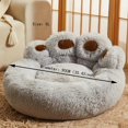 thumbnail image 1 of DABEI Soft Long Plush Cat kennel dog kennel winter warm pet bed Cat Bed Cat Mat Animals Sleeping Sofa, 1 of 10
