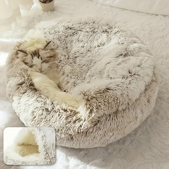 DABEI Soft Long Plush Cat kennel dog kennel winter warm pet bed Cat Bed Cat Mat Animals Sleeping Sofa