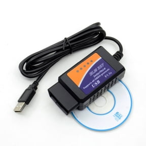 DABEN ELM327 Obd2 Cable,OBD to USB Adapter Scanner Reader,Code Reader Vehicle Diagnosis Tool for Ford