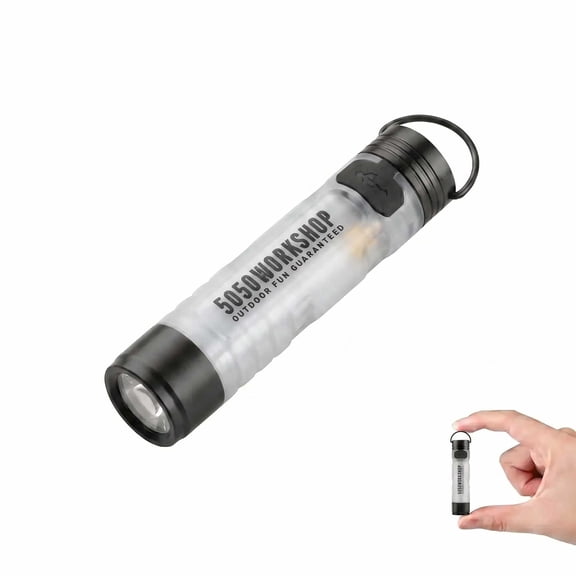 DAYBETTER Multifunctional Keychain Portable Light,350LM High-Brightness Lamp Bead, USB RecharGeable Design,Ideal for Camping, Outdoor,Household(Black)