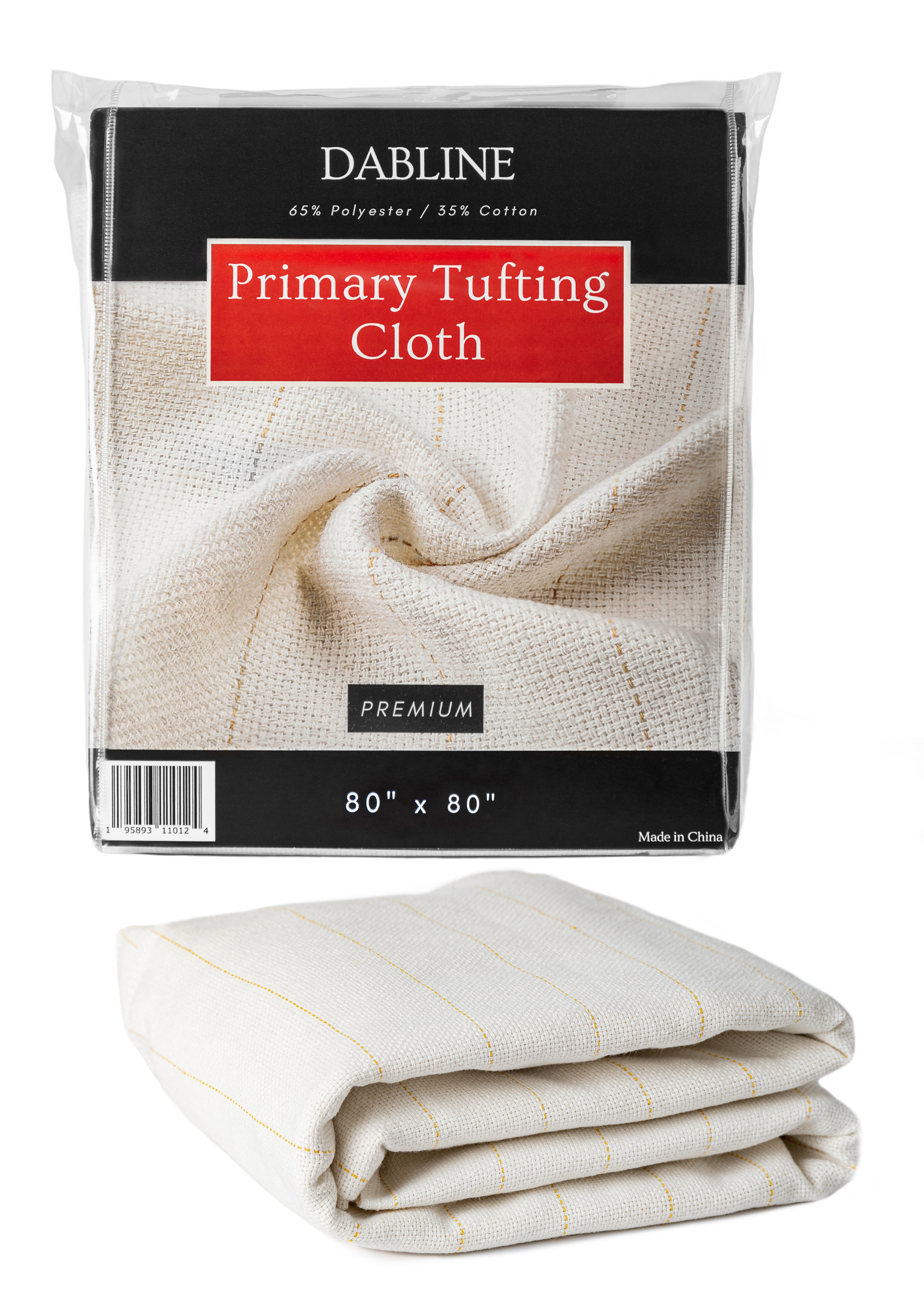 DABLINE 80 x 80 Primary Tufting Cloth for Rug Making and Punch