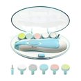 thumbnail image 1 of DABOOM Electric Nail File Drill for Baby No Sharp Claws Hurt, 6 in 1 Safety Cutter Trimmer Clipper for Toes and Fingers, Blue, 1 of 8