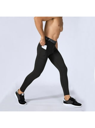 Mens Workout Leggings Pockets
