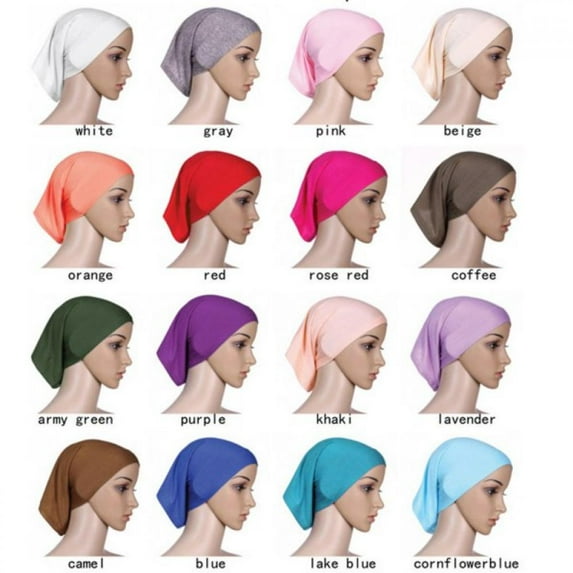 DABOOM Solid Color Cotton Scarf for Women Fashion Soft Hijab Long Scarf Wrap Scarves