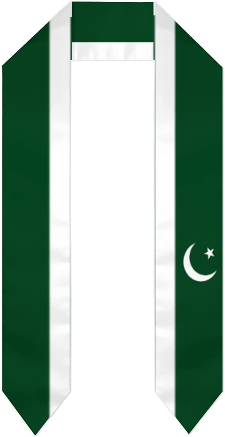 DABOYOZHZH Pakistan Flag Graduation Shawl Sash Stole Wraps Scraf