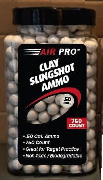DAC Air Pro 50cal (1/2") Clay Slingshot Ammo 750ct