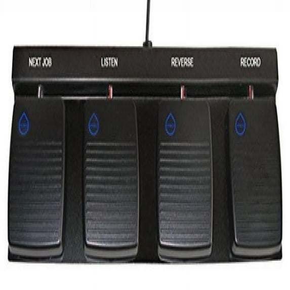 DAC FP-110-USB4-W Four Button (Waterproof) USB Foot Pedal