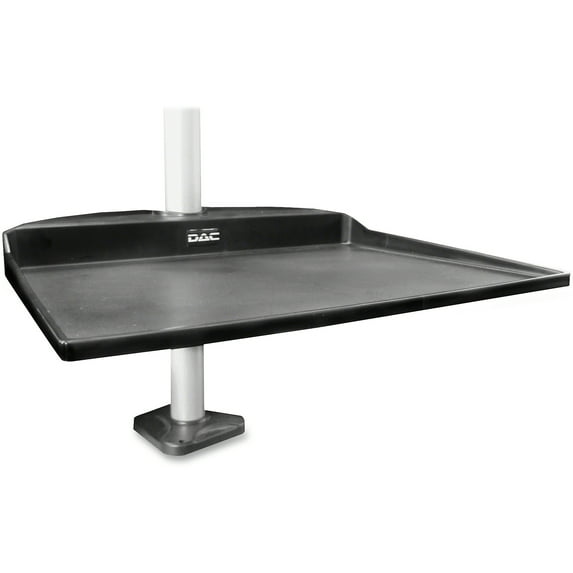 DAC, Space Saver System Monitor Arm Shelf, 1 Each, Black