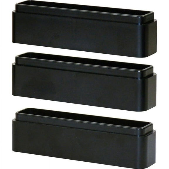 DAC Stax Monitor Riser Blocks - 1.3" Height x 6" Width x 1.5" Depth - Black | Bundle of 5