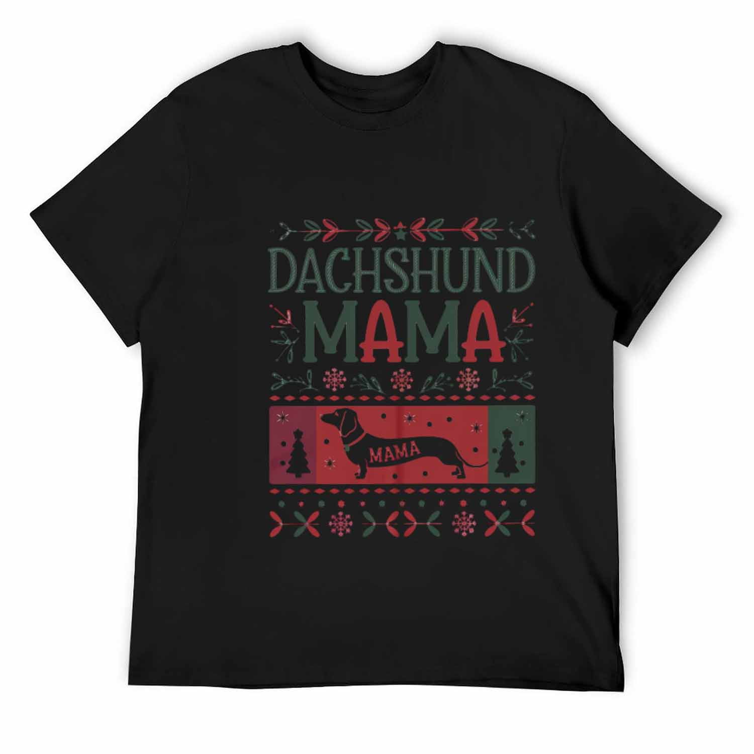 Dachshund Mama Valentines Day Fractions Heart Funny Math Teacher Men 