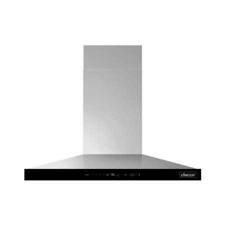 Dacor - 36" Convertible Chimney Wall Hood - Silver stainless steel