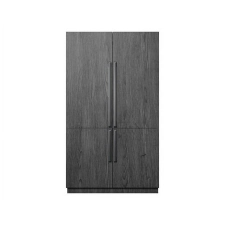 Dacor - 27.7 Cu. Ft. 4-Door Flex French Door Built-In Smart 48" Refrigerator with Precise Cooling - Custom Panel Ready