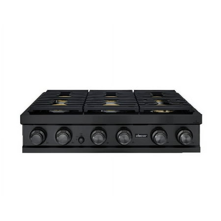 Dacor - Contemporary 36" Built-In Gas Cooktop with 6 Burners with SimmerSear™, Liquid Propane - Graphite stainless steel