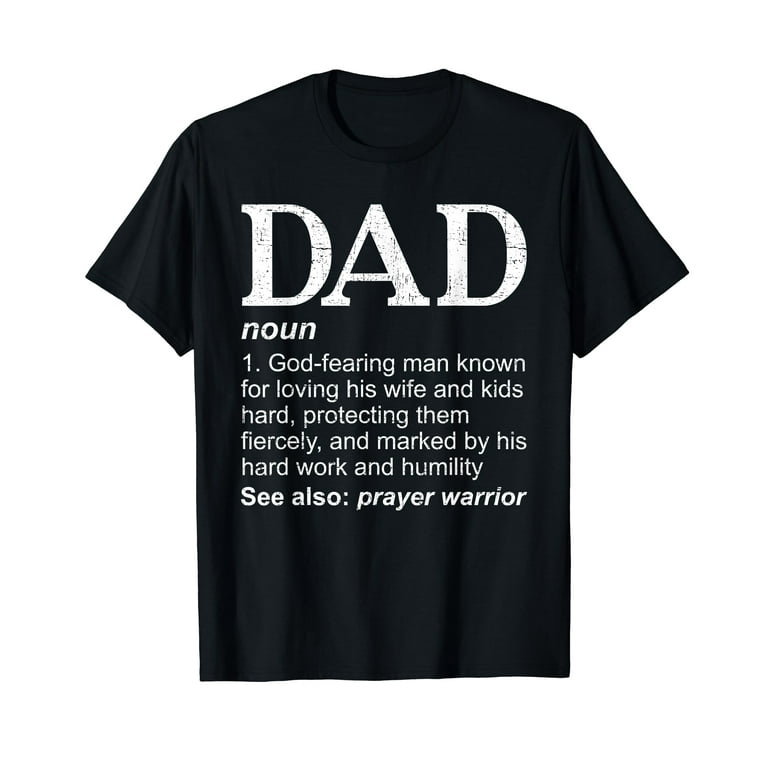 Mens Christian Dad Definition Father's Day Shirt Mens Christian Dad Definition Father's Day Shirt