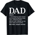 thumbnail image 1 of DAD Definition Father's Day Daddy Christian Dad T-Shirt, 1 of 4
