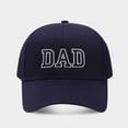 thumbnail image 1 of DAD Embroidered Washed Cotton Baseball Cap, Adjustable Dad Hat for Men, Great Father's Day Gift, Retro Design for Daily Commute and Leisure Outings-Navy, 1 of 6