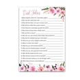 thumbnail image 1 of DAD Jokes Girl Baby Shower Games — Pack of 25 — Fun Dad Joke Game, Funny Daddy Joke Trivia, Pink Boho Chic, Garden Shower Activity, Gender Neutral Birthday Activity G140-DJK, 1 of 7