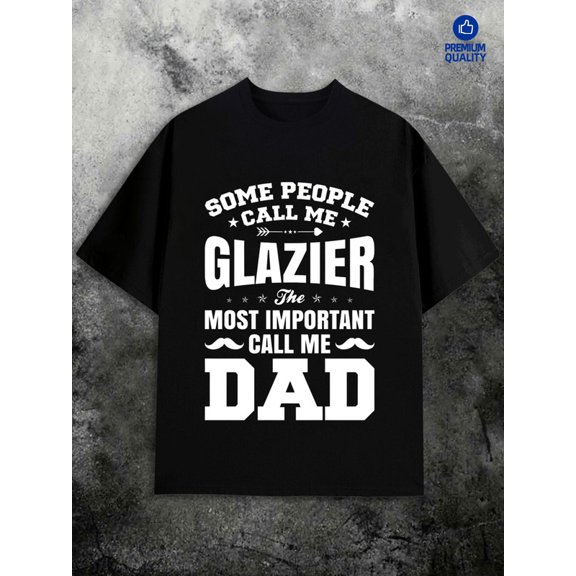 DAD Pride Tee men Exercise 180G 100% Cotton black basketball gym Fashion Unisex Shirt Short Sleeve tshirts Unique Design Unisex Shirt Crewneck tshirts