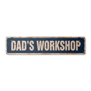 Personalized Garage Sign Dad's Garage Men Workshop Custom Metal Signs Dad  Gifts, Grandpa Gifts - Custom Laser Cut Metal Art & Signs, Gift & Home Decor