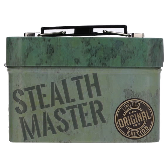 Stealth Master Tin Gift Card Holder, Green and Black, Father's Day by Way To Celebrate