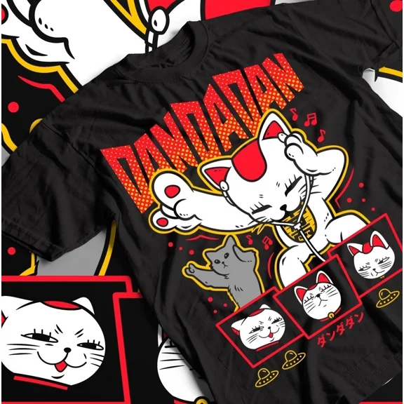 DADADAN CUTE ANIME BLACK T SHIRT UNISEX STYLE