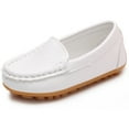 thumbnail image 1 of DADAWEN Boys Soft Split Leather Slip-On Loafer Dress Shoes 5.5 Toddler, 1 of 5