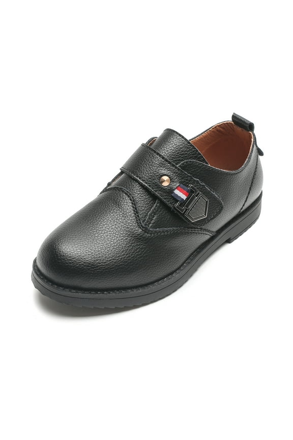 Boys School Uniform Dress Shoes Loafer Oxford Shoes Slip-on Black 11 Little Kid