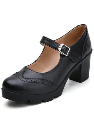 Womens Mary Jane Shoes Gothic Shoes Oxford Dress