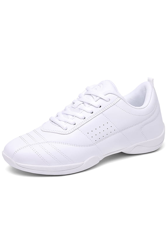 Girls Cheer Shoes White Sneakers Training Competitions Dancing Shoes 13.5 Little Kid