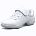 thumbnail image 1 of DADAWEN Girls Cheerleading Shoes White Athletic Training Sneakers Competition Sport Shoes 13.5 Little Kid, 1 of 5